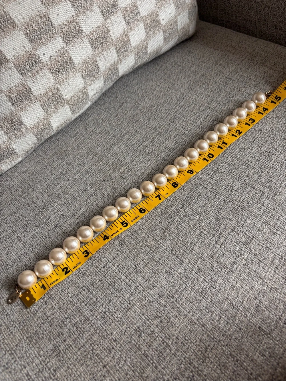 Classic Champagne Pearl Necklace - Unbranded